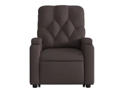 Poltrona* Poltrona Confortável | Poltrona reclinável elevatória tecido -escuro SHL355691 Castanho