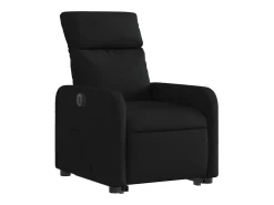 Poltrona| Poltrona Confortável | Poltrona reclinável elevatória elétrica tecido SHL312905 Preto