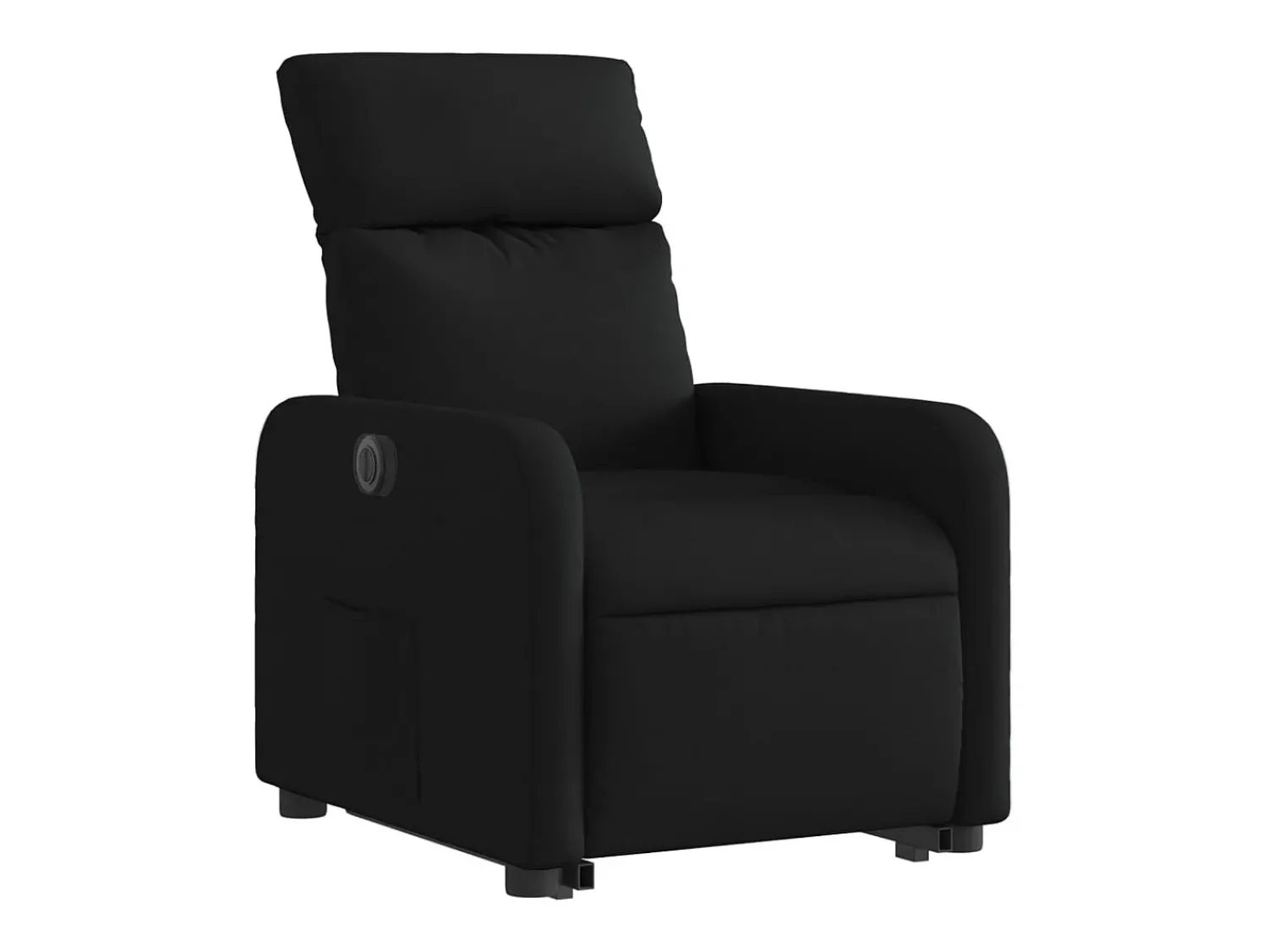 Poltrona| Poltrona Confortável | Poltrona reclinável elevatória elétrica tecido SHL312905 Preto