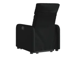 Poltrona| Poltrona Confortável | Poltrona reclinável elevatória elétrica tecido SHL312905 Preto