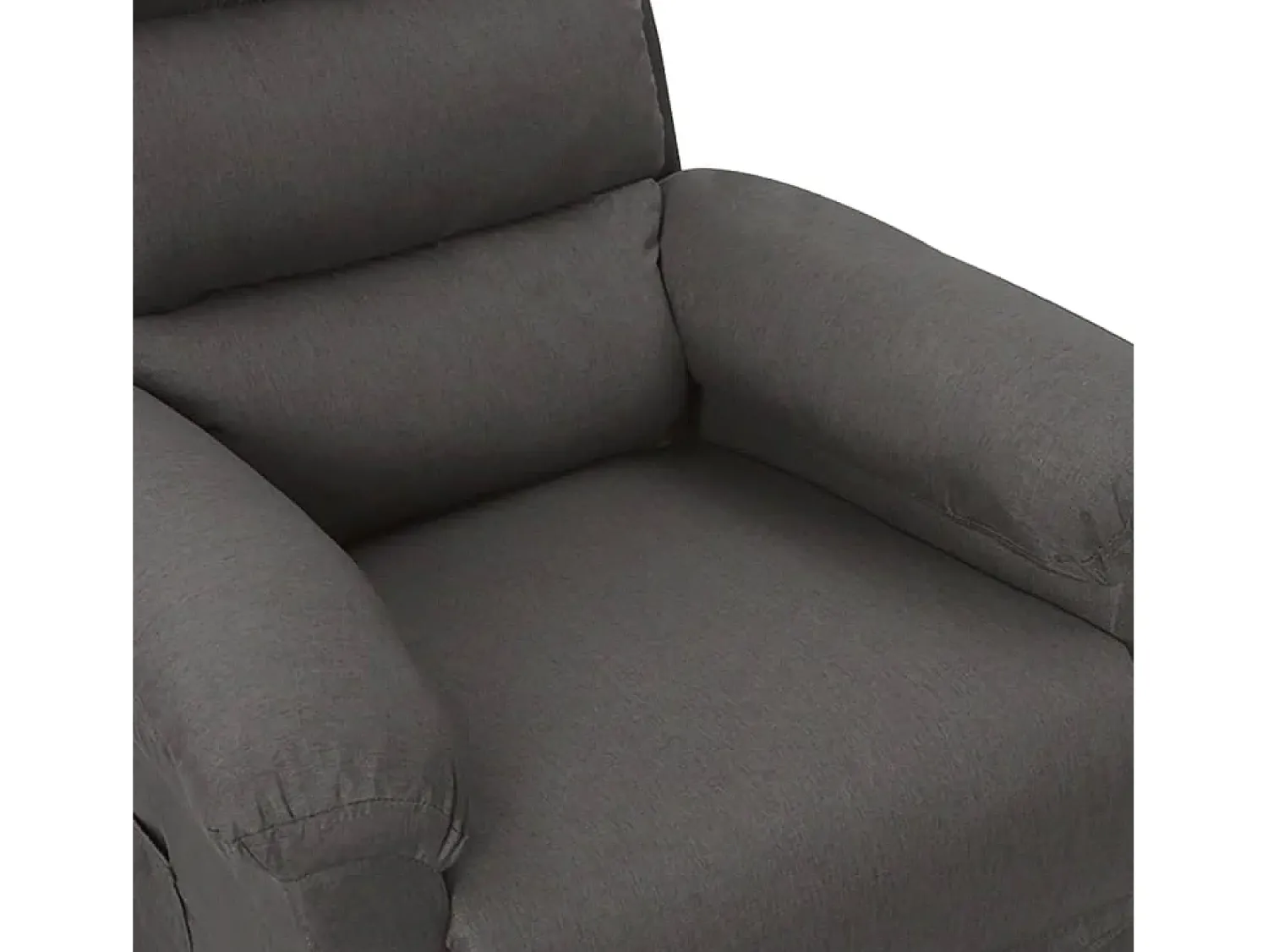 Poltrona* Poltrona Confortável | Poltrona reclinável elétrica tecido cinzento-escuro SHL769374 Cinza antracite