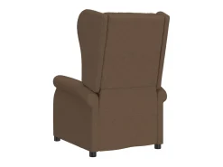 Poltrona* Poltrona Confortável | Poltrona reclinável elétrica tecido cor SHL24443 Castanho