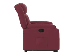 Poltrona| Poltrona Confortável | Poltrona reclinável elevatória tecido tinto SHL744229 Vermelho