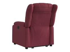Poltrona| Poltrona Confortável | Poltrona reclinável elevatória tecido tinto SHL744229 Vermelho