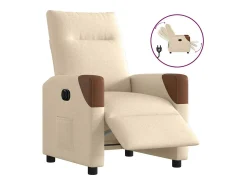 Poltrona Confortável | Poltrona reclinável elétrica tecido cor SHL758583^ Poltrona