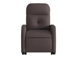Clearance Poltrona Confortável | Poltrona reclinável elevatória elétrica tecido -escuro SHL986511 Castanho