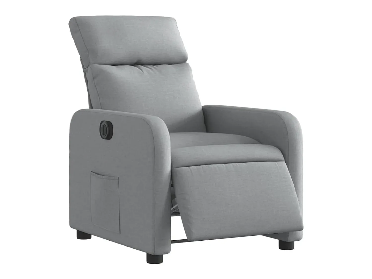 Poltrona* Poltrona Confortável | Poltrona reclinável elétrica tecido -claro SHL105739 Cinzento