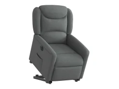 Poltrona* Poltrona Confortável | Poltrona reclinável elevatória elétrica tecido cinzento-escuro SHL289777 Cinza antracite