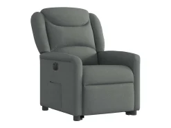 Poltrona* Poltrona Confortável | Poltrona reclinável elevatória elétrica tecido cinzento-escuro SHL289777 Cinza antracite