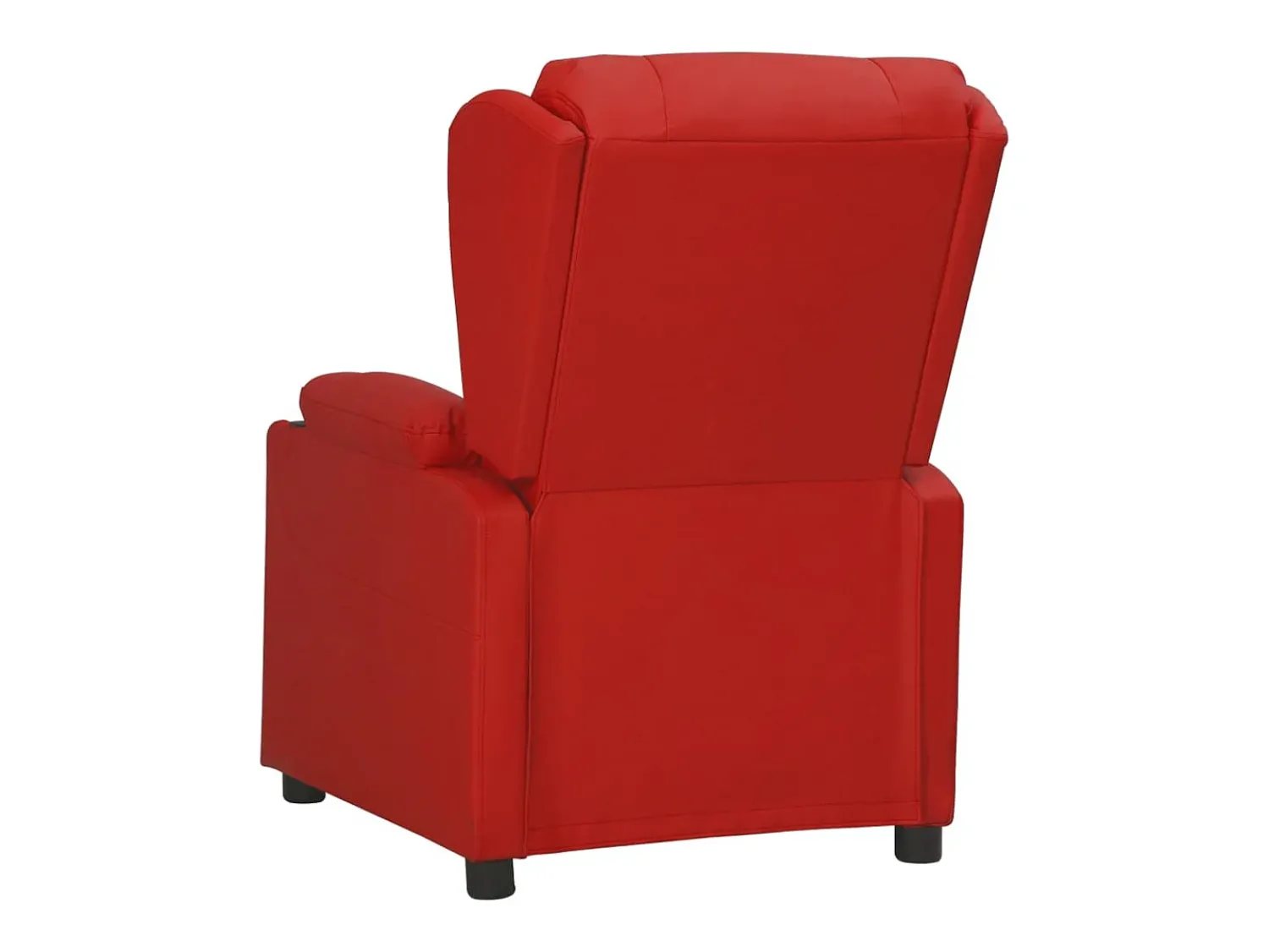 Poltrona* Poltrona Confortável | Poltrona reclinável elétrica couro artificial tinto SHL362615 Vermelho