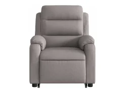 Poltrona| Poltrona Confortável | Poltrona reclinável elevatória tecido cinzento-acastanhado SHL131426 Taupe