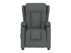Poltrona Confortável | Poltrona reclinável elétrica tecido cinzento-escuro SHL661821^ Poltrona