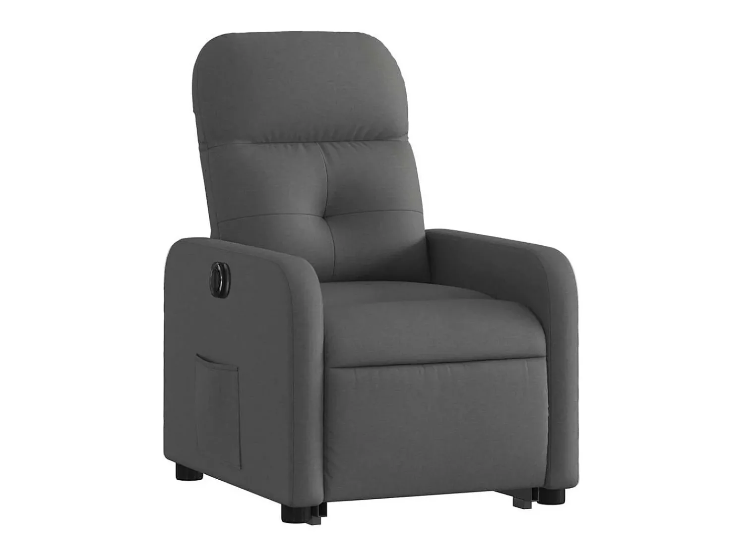 Poltrona* Poltrona Confortável | Poltrona reclinável elevatória elétrica tecido cinzento-escuro SHL914728 Cinza antracite