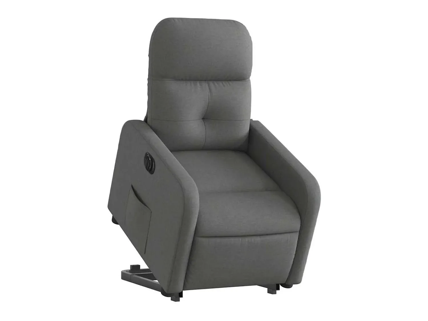 Poltrona* Poltrona Confortável | Poltrona reclinável elevatória elétrica tecido cinzento-escuro SHL914728 Cinza antracite