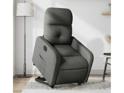Poltrona* Poltrona Confortável | Poltrona reclinável elevatória elétrica tecido cinzento-escuro SHL914728 Cinza antracite