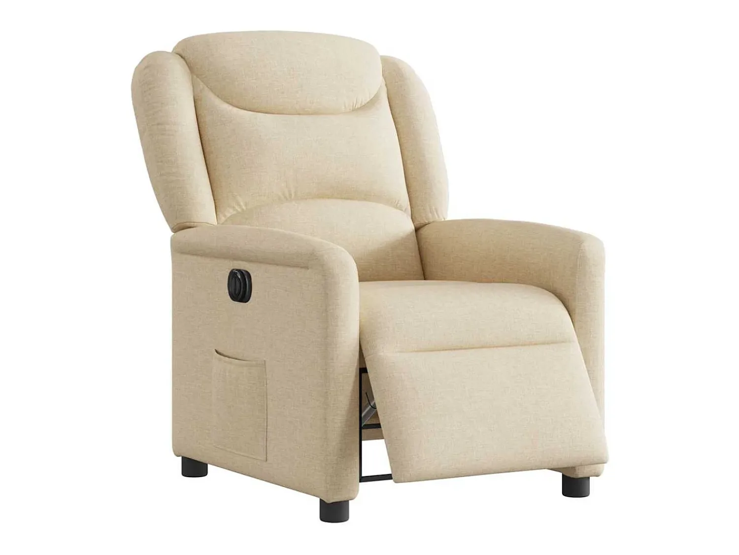 Poltrona* Poltrona Confortável | Poltrona reclinável elétrica tecido cor SHL550521 Creme