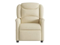 Poltrona* Poltrona Confortável | Poltrona reclinável elétrica tecido cor SHL550521 Creme