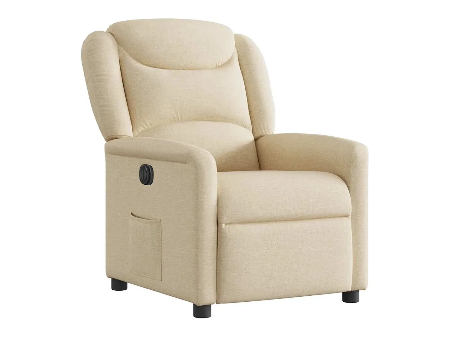 Poltrona* Poltrona Confortável | Poltrona reclinável elétrica tecido cor SHL550521 Creme