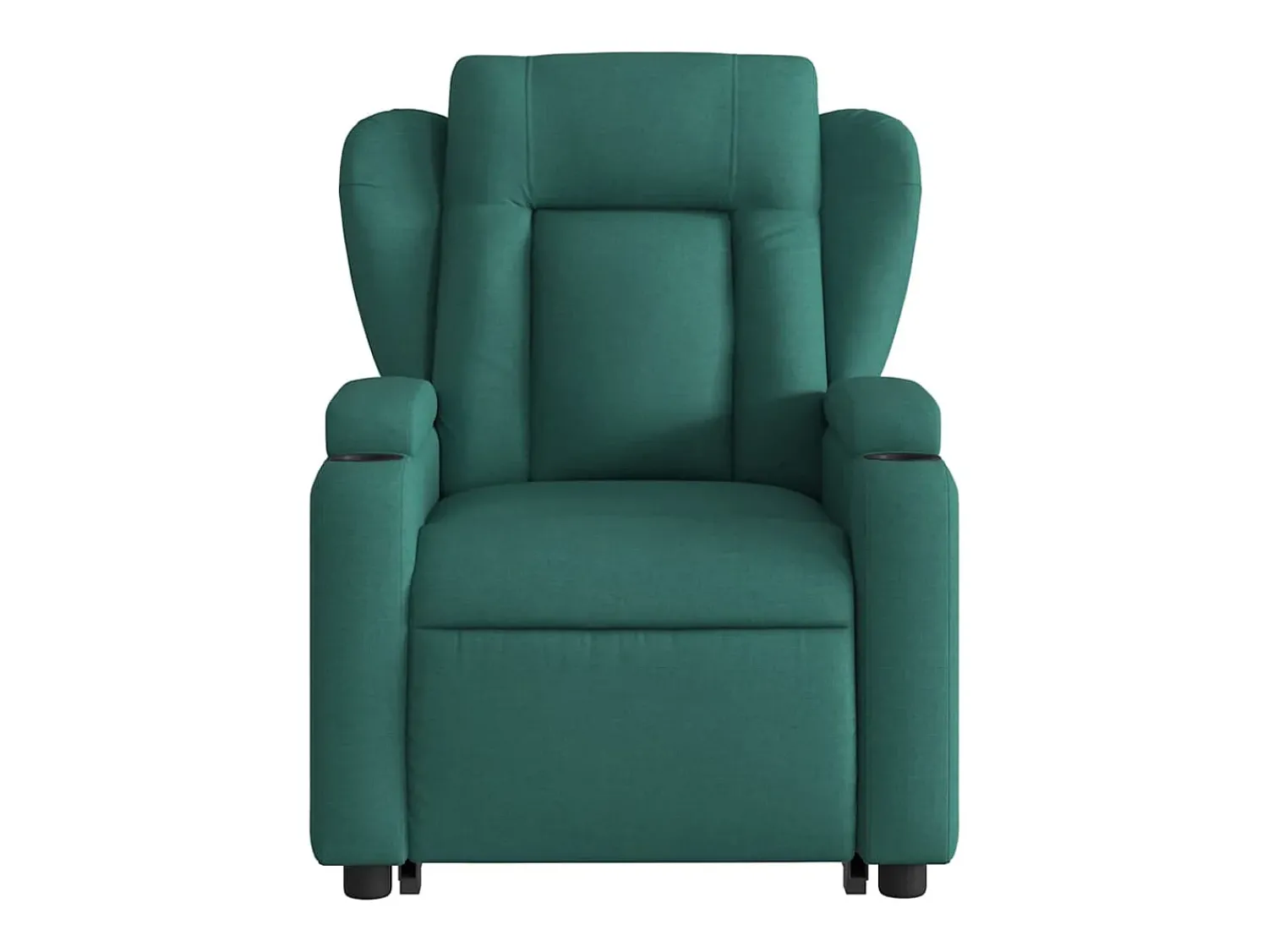 Poltrona* Poltrona Confortável | Poltrona reclinável elevatória de massagens tecido verde-escuro SHL919554 Verde pinho