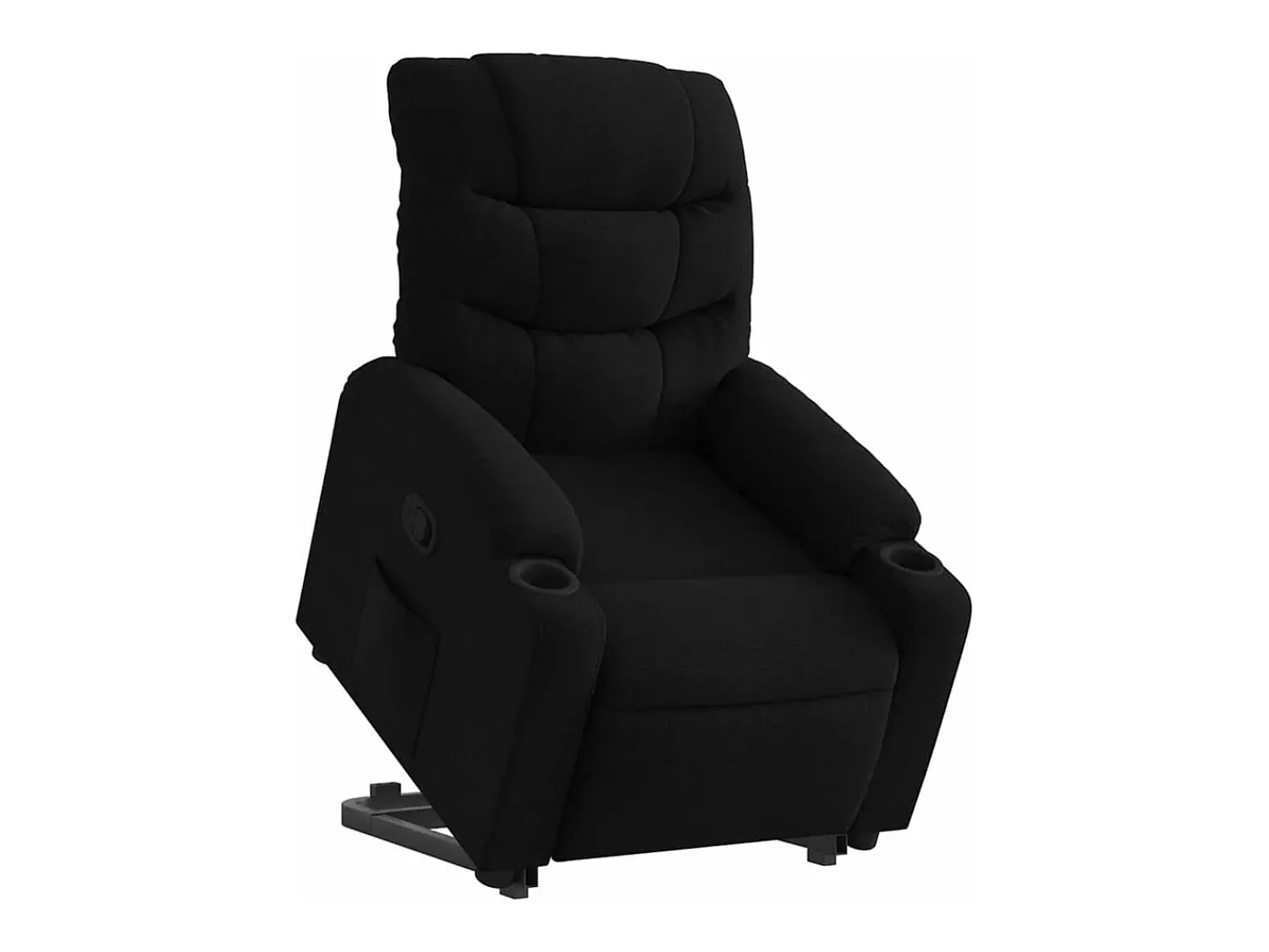 Clearance Poltrona Confortável | Poltrona reclinável elevatória tecido SHL307802 Preto