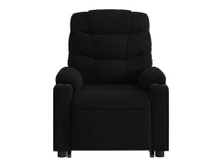 Clearance Poltrona Confortável | Poltrona reclinável elevatória tecido SHL307802 Preto