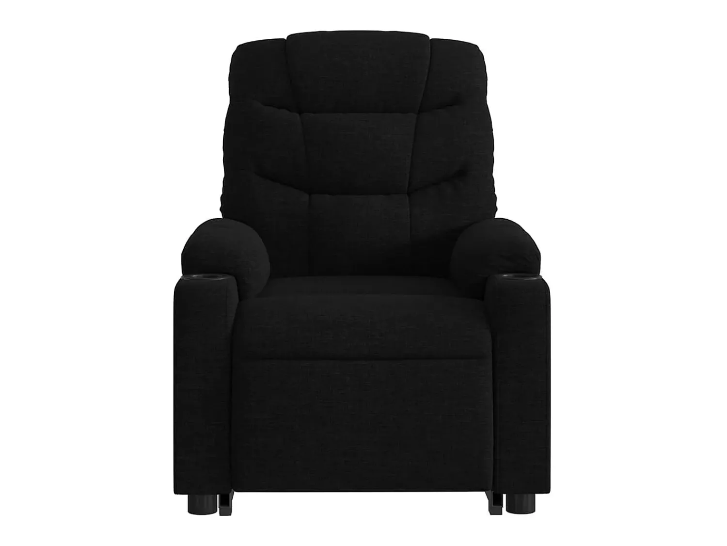 Clearance Poltrona Confortável | Poltrona reclinável elevatória tecido SHL307802 Preto