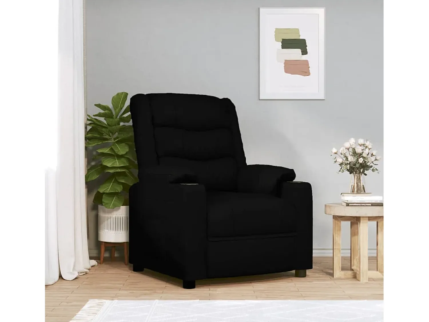 Poltrona Confortável | Poltrona reclinável elétrica couro artificial SHL314286^ Poltrona