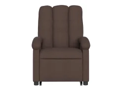 Poltrona* Poltrona Confortável | Poltrona reclinável elevatória elétrica tecido -escuro SHL25053 Castanho