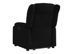 New Poltrona Confortável | Poltrona reclinável elevatória tecido SHL881526 Preto