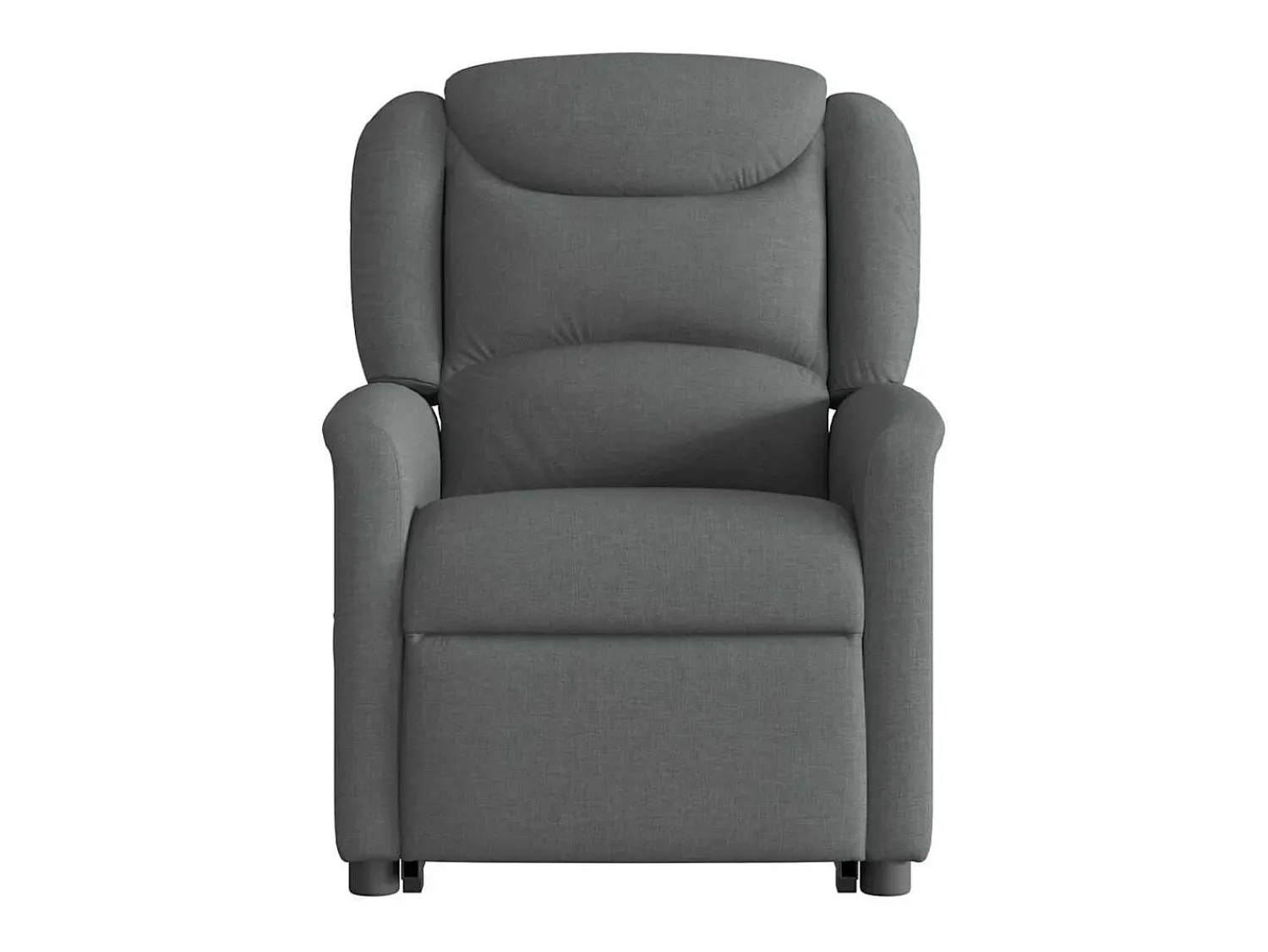 Poltrona Confortável | Poltrona reclinável elevatória tecido cinzento-escuro SHL71926^ Poltrona