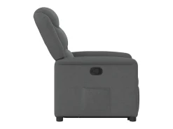 Poltrona Confortável | Poltrona reclinável elevatória tecido cinzento-escuro SHL71926^ Poltrona