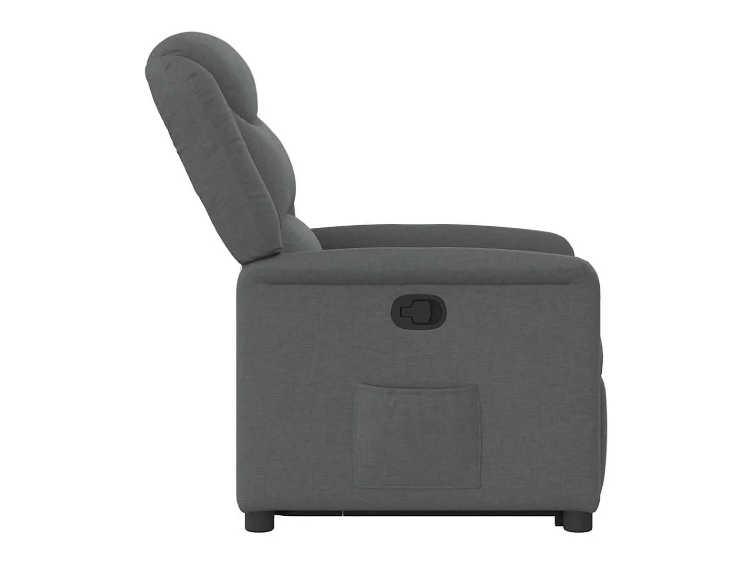 Poltrona Confortável | Poltrona reclinável elevatória tecido cinzento-escuro SHL71926^ Poltrona