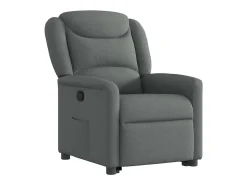 Poltrona Confortável | Poltrona reclinável elevatória tecido cinzento-escuro SHL71926^ Poltrona