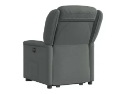 Poltrona Confortável | Poltrona reclinável elevatória tecido cinzento-escuro SHL71926^ Poltrona