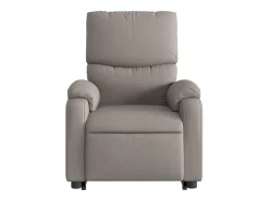Poltrona| Poltrona Confortável | Poltrona reclinável elevatória elétrica cinza-acastanhado SHL751249 Taupe