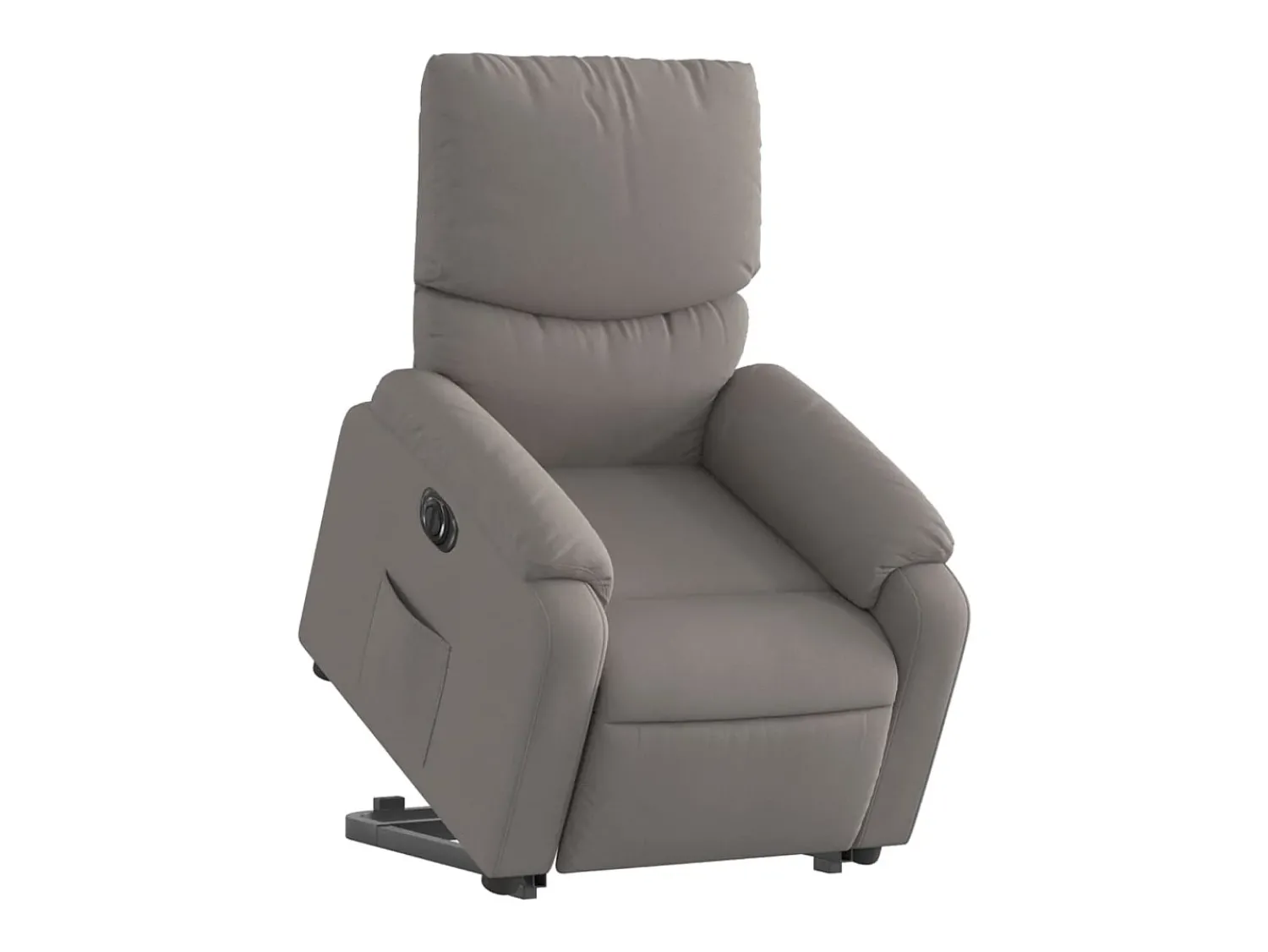 Poltrona| Poltrona Confortável | Poltrona reclinável elevatória elétrica cinza-acastanhado SHL751249 Taupe