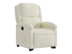 Poltrona* Poltrona Confortável | Poltrona reclinável elevatória elétrica veludo SHL642510 Creme