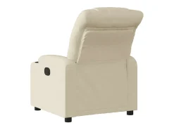 Poltrona| Poltrona Confortável | Poltrona reclinável elétrica tecido cor SHL456145 Creme