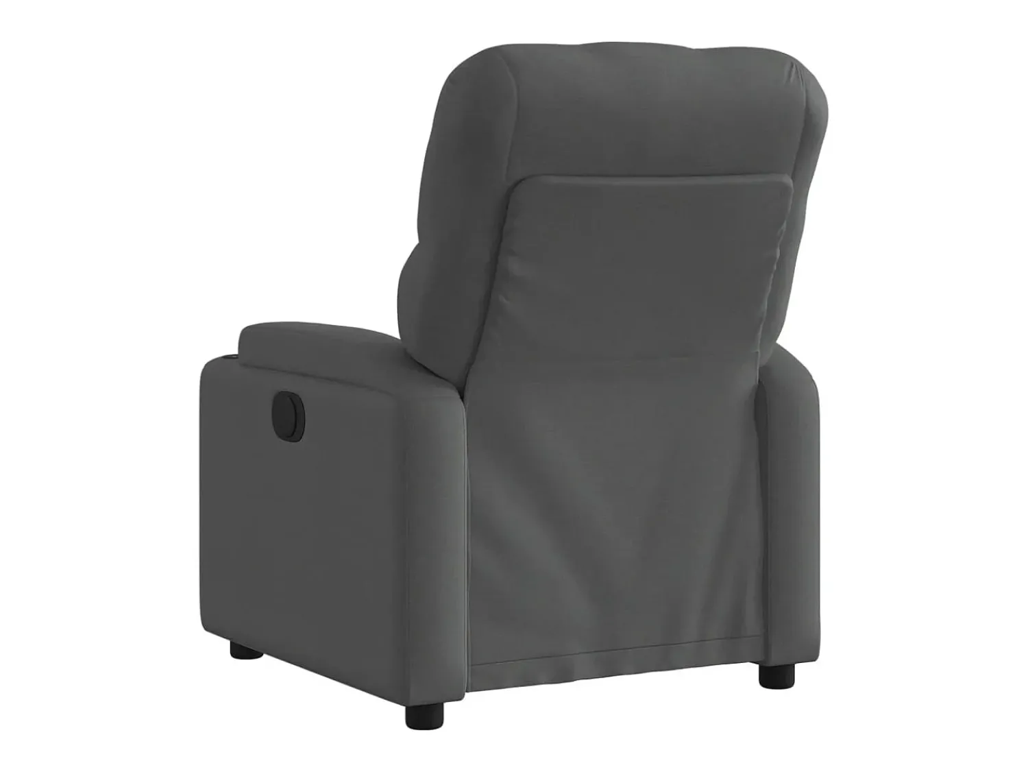 Best Poltrona Confortável | Poltrona reclinável em tecido cinza escuro SHL685727 Cinza antracite