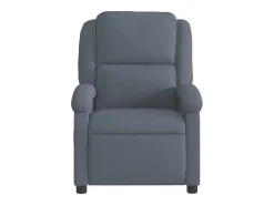 Poltrona* Poltrona Confortável | Poltrona reclinável elétrica veludo cinzento-escuro SHL185646 Cinza antracite
