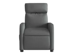 Poltrona Confortável | Poltrona reclinável elétrica tecido cinzento-escuro SHL536848^ Poltrona