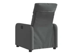 Poltrona Confortável | Poltrona reclinável elétrica tecido cinzento-escuro SHL536848^ Poltrona