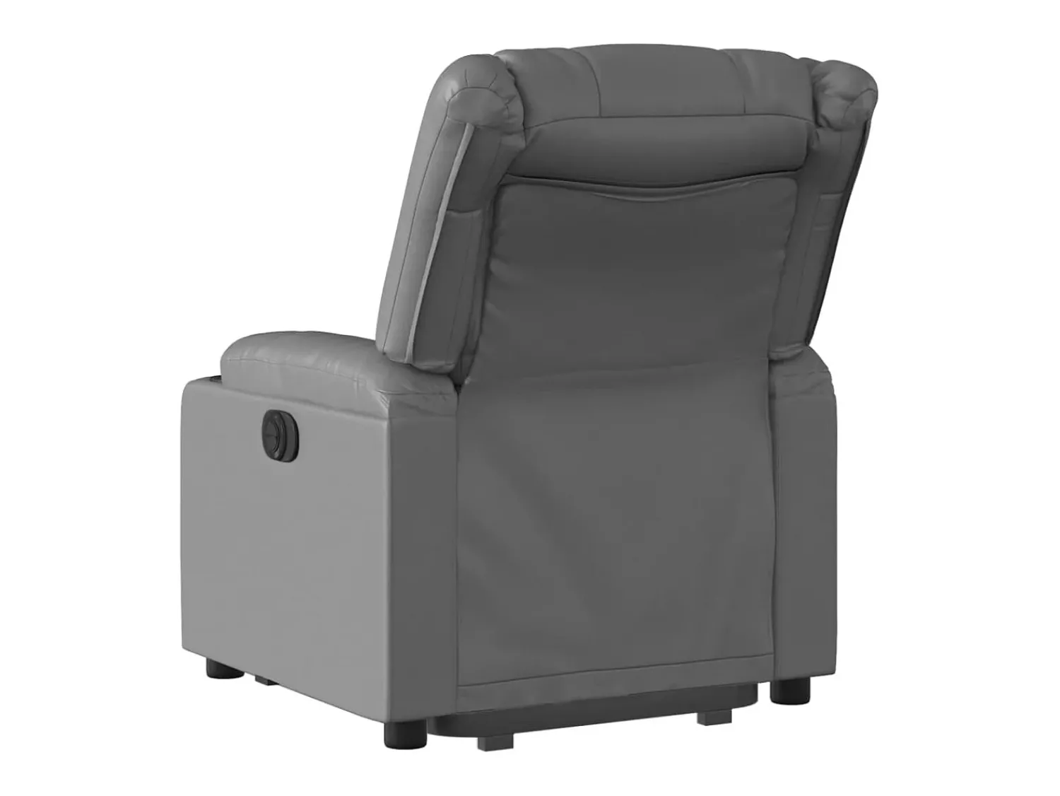 Poltrona| Poltrona Confortável | Poltrona reclinável elevatória couro artificial SHL769592 Cinzento