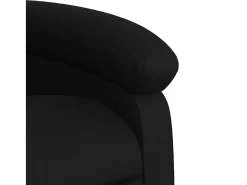 Poltrona| Poltrona Confortável | Poltrona reclinável elevatória elétrica couro artificial SHL840039 Preto