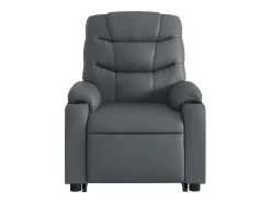 Clearance Poltrona Confortável | Poltrona reclinável elevatória elétrica couro artif. SHL148985 Cinzento