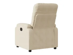 Poltrona* Poltrona Confortável | Poltrona reclinável elétrica tecido de microfibra cor SHL42211 Creme