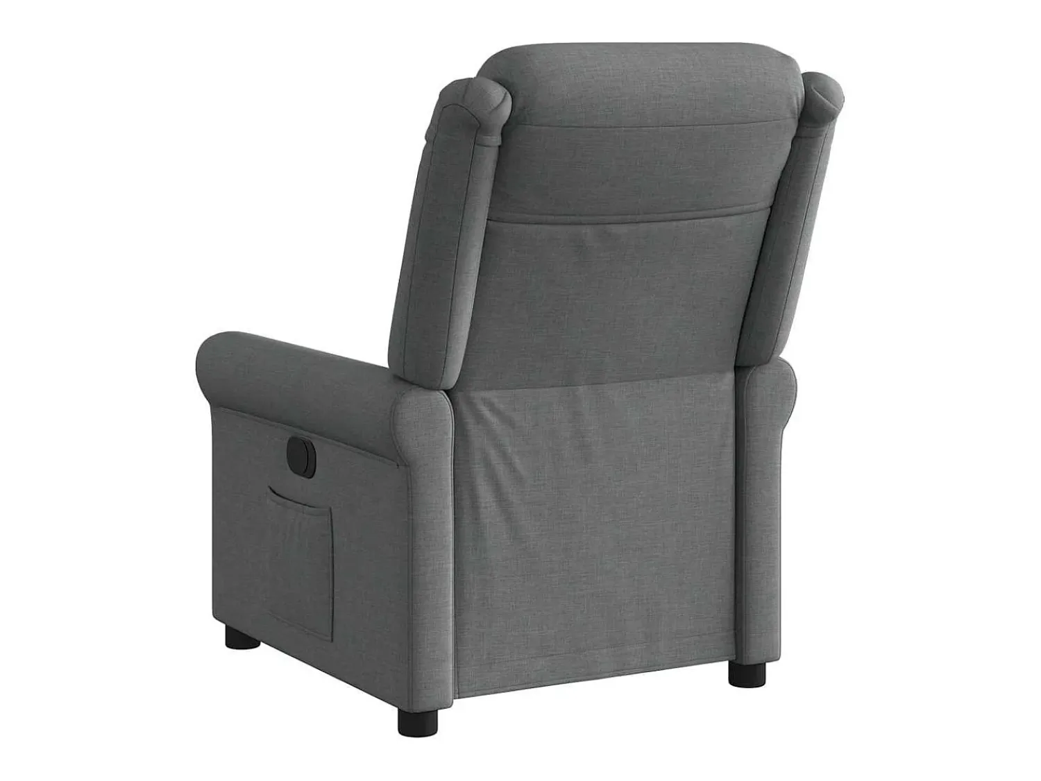 Poltrona Confortável | Poltrona reclinável elétrica tecido cinzento-escuro SHL495179^ Poltrona