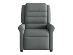Poltrona Confortável | Poltrona reclinável elétrica tecido cinzento-escuro SHL495179^ Poltrona