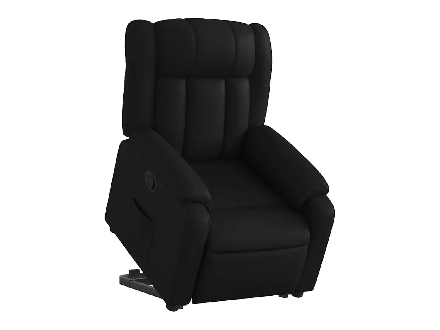 Poltrona* Poltrona Confortável | Poltrona reclinável elevatória couro artificial SHL162225 Preto