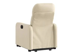 New Poltrona Confortável | Poltrona reclinável elevatória elétrica tecido cor SHL216061 Creme